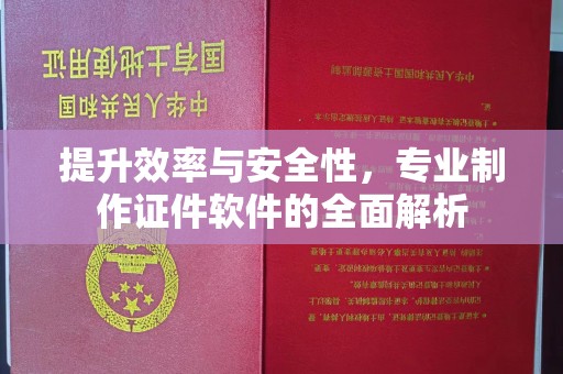 紫金提升效率与安全性，专业制作证件软件的全面解析