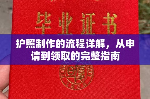 紫金护照制作的流程详解，从申请到领取的完整指南
